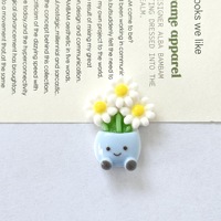 Vente en gros de breloques en résine Cactus Accessoires de bricolage pour boucles d'oreilles pinces à cheveux étui de téléphone