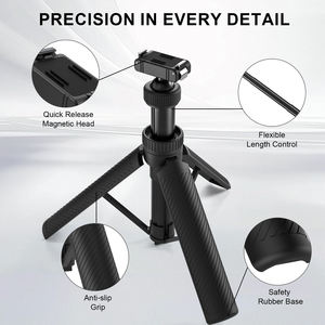 מוט סלפי למצלמת OSMO Action 5 Pro עם בסיס שחרור מהיר של DJI, ידית אחיזה למצלמת מיני-בלוג, מונופוד לסדרת DJI Osmo - Product Image 6