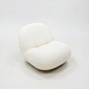 Fauteuil paresseux moderne pour influenceurs, style loisirs simple, fauteuil en bouclettes, style crème mignon, fauteuil individuel pour salon et chambre - Product Image 6