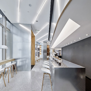 ออกแบบตกแต่งภายในร้านเบเกอรี่ LUX CAFE พร้อมบริการปรับแต่งทั้งร้าน ตู้โชว์กระจก เคาน์เตอร์บาร์ ตกแต่งร้านกาแฟและร้านขายชา - Product Image 2