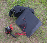 Kit de panneaux solaires 12V, étanche IP65, chargeur solaire portable, kit de chargeur alimenté à l'énergie solaire, chargeur de batterie de voiture à haute efficacité