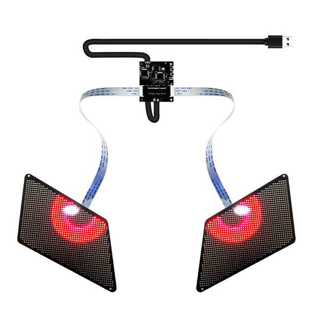 Private Custom Eagle Eye Led Light App Edit Programmable Eye Animations Light  Automobile Headlights Led Display