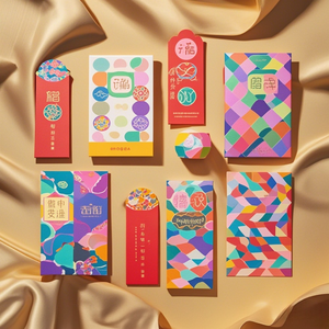 Tùy chỉnh màu Đỏ kraft giấy gửi thư túi với logo dập nổi 2025 Trung Quốc năm mới của Tiền Phong bì Poly bưu phẩm - Product Image 5