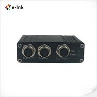 Injecteur PoE Gigabit 802.3at Industriel 10/100/1000M 30W Alimentation par Ethernet Injecteur Connecteur M12