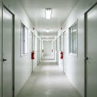 Casa Prefabricada Tipo K Ensamblada con Pernos, Estructura de Acero en C, Dormitorio Temporal, Resistente al Viento y al Fuego, Campamento de Construcción, Edificio Modular