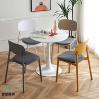 Table de Bistro Cercle Blanc Table à Manger Ronde Petite Table Tulipe pour Petits Espaces dans Salon Bureau Café Bar