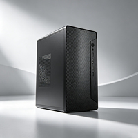 Boîtier PC Micro ATX Meway Gaming en gros, mini-tour compact, petit format, châssis pour bureau et domicile, logo personnalisé, noir, OEM