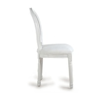 Chaise d'événement blanche de haute qualité de Anji Factory en bois massif doux et utile pour les fêtes, les villas et les parcs