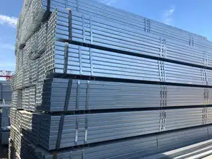 Tubos de acero soldados cuadrados y rectangulares galvanizados de alta calidad para la construcción de invernaderos Tubos industriales de alta calidad