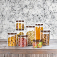 Bocaux en plastique PET à vis 50g/100g/150g/250g/300g/350g Bocaux à épices pour aliments pour le stockage de l'huile d'olive