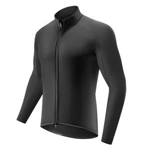 Maillot de cyclisme unisexe Zede noir, haute performance, coupe-vent, manches longues, respirant, anti-transpiration, confortable, pour événements de cyclisme sur route - Product Image 3