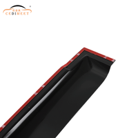 Garantía de 10 años de fábrica, 4 Uds., cinta de estilos normales, de viento lateral Deflector, protectores de lluvia y sol, visera de ventana para COROLLA AXIO 2013-2018