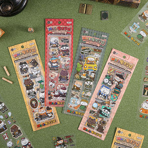 Pegatina para mascotas de la serie Magician's Apprentice, troquelada con respaldo transparente, forma personalizada para manualidades y decoración DIY - Product Image 1