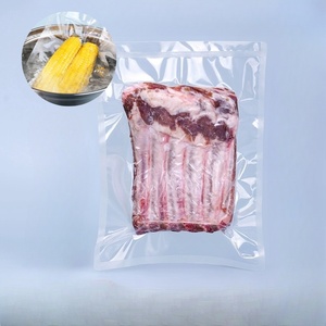 Sacos a vácuo para embalagem de alimentos em nylon PA/PE EVOH, transparentes, de grau alimentício, tipo retort pouch. - Product Image 1