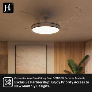 Lámpara de Techo con Ventilador de Frecuencia Variable para Sala de Estar y Comedor, Integrada e Invisible, con Motor DC - Product Image 6