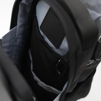 Sac de sport unisexe en polyester Oxford avec cordon de serrage et fermeture magnétique, porte-bouteille d'eau, porte-gobelet bandoulière, organisateur pour téléphone et clés