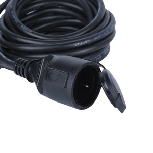 ปลั๊กไฟฟ้าพร้อมฝาครอบ IP44 สายเคเบิล PVC กันน้ำ 230V 250V 3 แกน ปลั๊กมาตรฐานเยอรมันสำหรับใช้กลางแจ้ง - Product Image 5
