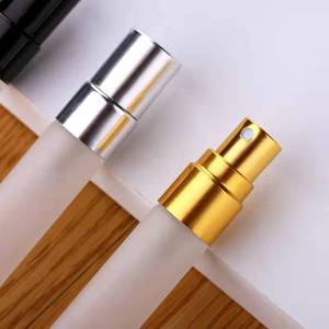 High Quality Travel <b>3ml</b> 5ml 10ml Frosted <b>Perfume</b> Tester Glass <b>Bottle</b> <b>Sample</b> Vials Pump Sprayer Screen Printed Labels for - Product Image 1