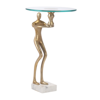 Sculpture Table design Table d'angle de salon Style unique Vente en gros Hôtel Meubles de luxe Table d'appoint fabriquée par l'Inde