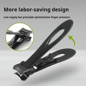 Ensemble de 3 coupe-ongles professionnels à lame courbée, coupe-ongles incarnés à grande ouverture avec étui métallique - Product Image 3
