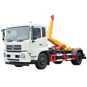 Camion à ordures Dongfeng 4x2 avec benne à bras articulé amovible, fabricant de camions à ordures à bras de ramassage - Product Image 2