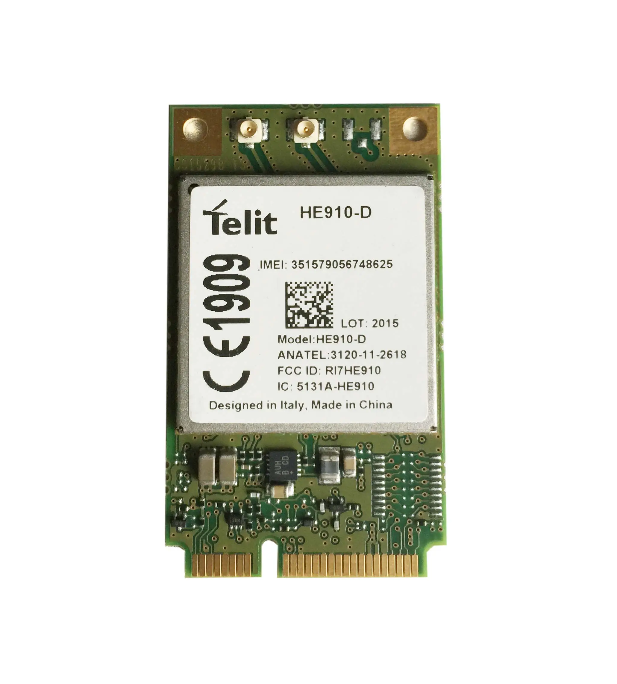 Telit he910-D HE910-DG HSPA minpcie iot मॉड्यूल