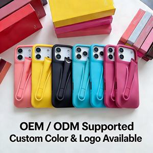 High Grade Cosmetic Makeup Phone <strong>Case</strong> with Lip Gloss Lip Balm Holder Silicone <strong>Case</strong> - Product Image 2