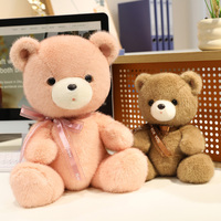 Ours en peluche super doux en gros avec rembourrage en coton PP, cadeaux personnalisables pour enfants