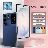 Vente flash - Téléphone portable S25 Ultra 5G - Écran OLED 1440*3120 avec prise en charge OTG - Pour les grossistes et les fournisseurs d'usine