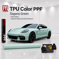 5 ans de garantie facile à installer TPU Sagano Green Film de protection de peinture ppf couleur ppf auto-cicatrisant instantané réparé par la chaleur