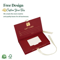Boîte à enveloppes rigides de luxe personnalisée en carton pour cartes de crédit avec votre propre logo et processus UV