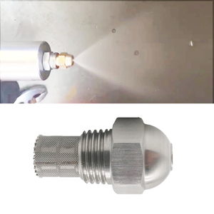 Pulverizador de quemador de boquilla de atomización de combustible de acero inoxidable con rosca de 1/4 ''con filtro-Boquilla de aceite de gas de orificio de 0,1-2,0mm - Product Image 3