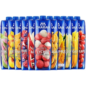 เครื่องดื่มผลไม้ชบาอา ประเทศไทย 1 ลิตร เครื่องดื่มอัดลม น้ำโซดา น้ำอัดลม น้ำแร่ น้ำอัดลมอัดก๊าซ เครื่องดื่ม - Product Image 1