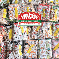 Vente en gros Whatnot Rts Pyjamas de Noël en bambou pour bébés et enfants, pyjamas zippés, lot, boîte mystère