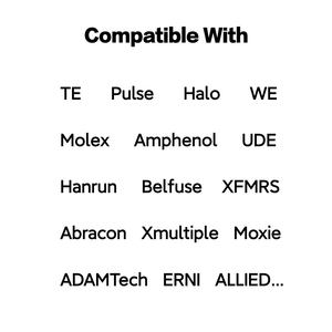 93626-3006 Tab Down With LED and EMI Finger 1000M <strong>Ethernet</strong> RJ45 Connector 936263006 - Product Image 6