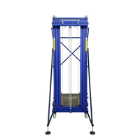 Échafaudage mobile électrique |   Plateforme de travail aérienne pliable télécommandée avec roues et verrou de sécurité pour la construction
