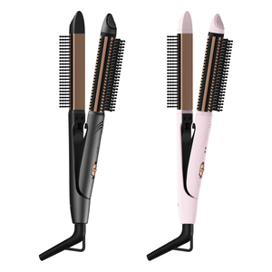 Hot Selling 2 In 1 Haar bürste Ionic Bart glätter Volumizing Haar glätter Kamm Styling <span class=keywords><strong>Tool</strong></span> - Product Image 6