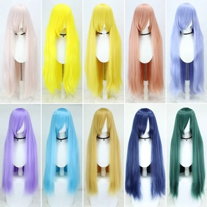 วิกผมคอร์นซิลค์ยี่ห้อ Universal Yaksi แบบฟูเป็นลอน ยาว 100 ซม. สำหรับสาวผมหยิก - Product Image 2