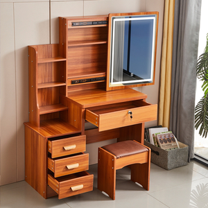 Muebles <span class=keywords><strong>de</strong></span> Dormitorio Modernos <span class=keywords><strong>de</strong></span> Alta Calidad <span class=keywords><strong>con</strong></span> Cajones <span class=keywords><strong>de</strong></span> Estilo Europeo, <span class=keywords><strong>Tocador</strong></span> <span class=keywords><strong>de</strong></span> Maquillaje Blanco Nórdico <span class=keywords><strong>con</strong></span> <span class=keywords><strong>Espejo</strong></span> y Taburete - Product Image 1