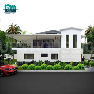 Maisons modulaires haut de gamme résistantes aux séismes à 2 étages pour projets immobiliers, villas préfabriquées de haute qualité, magasin/bureau moderne - Product Image 2
