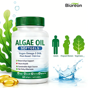 Compléments alimentaires en gros OEM Huile d'algues végétalienne EPA+<span class=keywords><strong>DHA</strong></span>+<span class=keywords><strong>ALA</strong></span> Oméga-3 Capsules molles 1250mg Huile de poisson Antioxydant Citron - Product Image 4