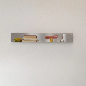 Factory Direct Brushed Stainless Steel Floating Storage Shelf Display Rack <strong>Wall</strong> Mounted Metal <strong>Shelving</strong> <strong>Unit</strong> <strong>for</strong> Store Home Decor - Product Image 3
