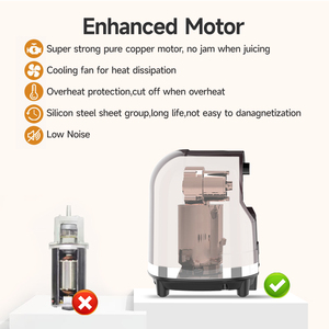 Extracteur automatique sans BPA pour la maison, la cuisine, l'extérieur et la voiture, pour jus d'orange et de blé vert, presse-agrumes lent - Product Image 5