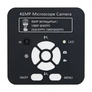 41MP 2K في 30FPS الرقمية الفيديو المجهر كاميرا كيت كاميرا صناعية للهاتف PCB اللحيم إصلاح