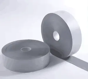 LX EN20471 높은 가시성 반사 테이프 안전 줄무늬 반사 비닐 의류 봉제