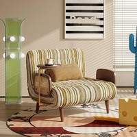 Verwandelbares Schlafsofa mit integriertem Doppelfunktionssystem für kleine Wohnungen, italienischer Minimalismus, multifunktionales Einzelsofa