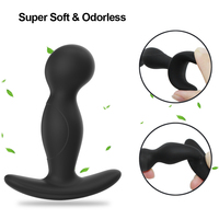 Großhandel Silikon Wireless Remote Anal Plug 10 Geschwindigkeiten Starke Vibration Wasserdicht Magnetic Charge Butt Plug Anal