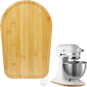 Batteur sur socle inclinable en bambou compatible <span class=keywords><strong>KitchenAid</strong></span> 4,5-5 Qt, qualité supérieure certifiée alimentaire, durable - Product Image 1
