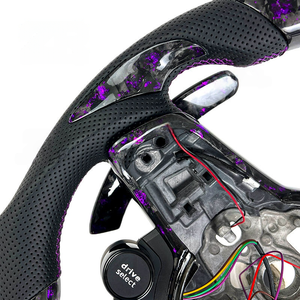 <span class=keywords><strong>Volante</strong></span> de Fibra de Carbono Forjado LED Personalizado para Volkswagen vw Serie GTI/Serie Golf 7R <span class=keywords><strong>Mk7</strong></span> <span class=keywords><strong>Mk7</strong></span>.5 <span class=keywords><strong>GLI</strong></span> con Botón de Arranque R8 - Product Image 3