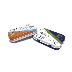 Boîte en métal personnalisable avec logo imprimé, motif, couvercle rabattable, boîte à bonbons, boîte à cigarettes, petite boîte en fer - Product Image 4